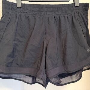 Athleta run racer mesh short